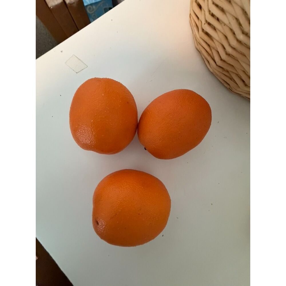 vtg artificial oranges for home decor -3